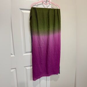 BAJRA Elegant Merino Wool handmade multicolor  Maxi Scarf
